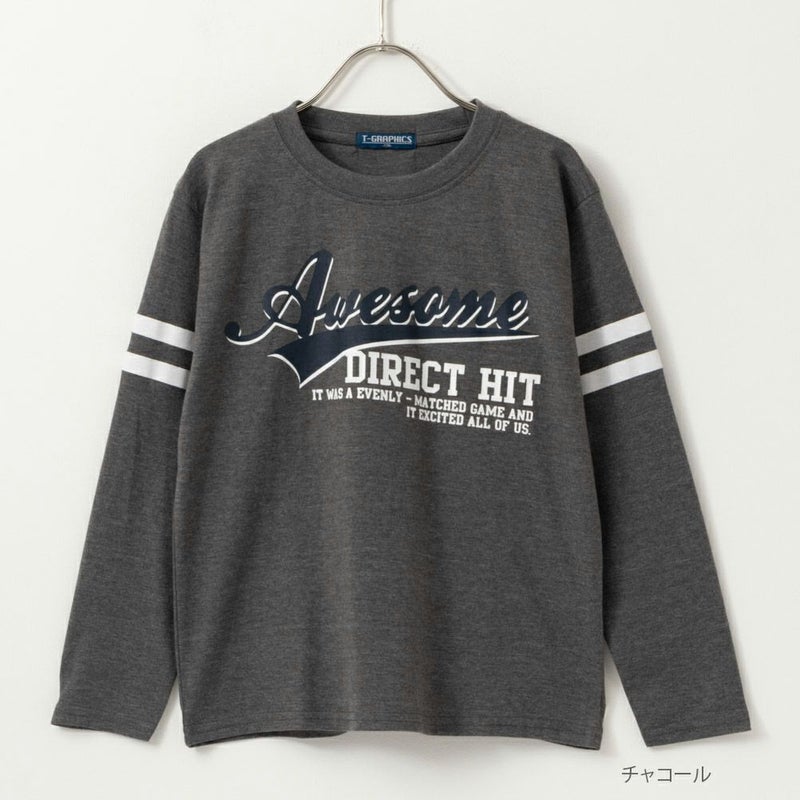 T-GRAPHICS 長袖プリントTシャツ キッズ メール便 対応商品商品画像-1