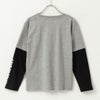 T-GRAPHICS  フェイクレイヤード長袖Tシャツ キッズ メール便 対応商品商品サムネイル-3