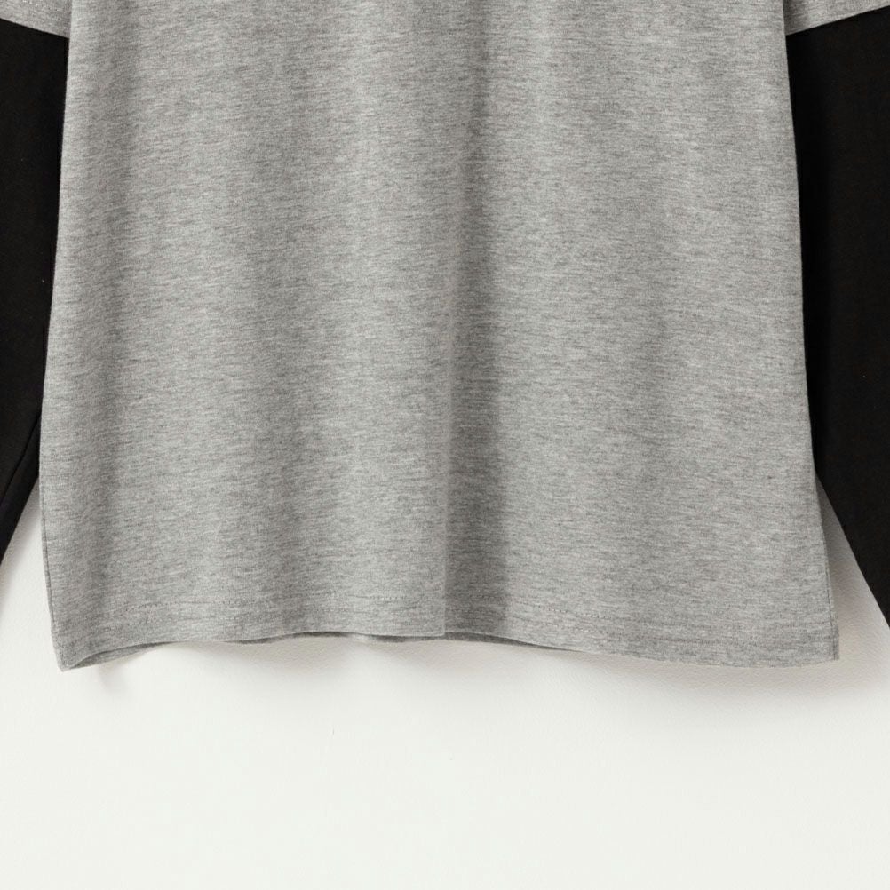 T-GRAPHICS フェイクレイヤード長袖Tシャツ キッズ