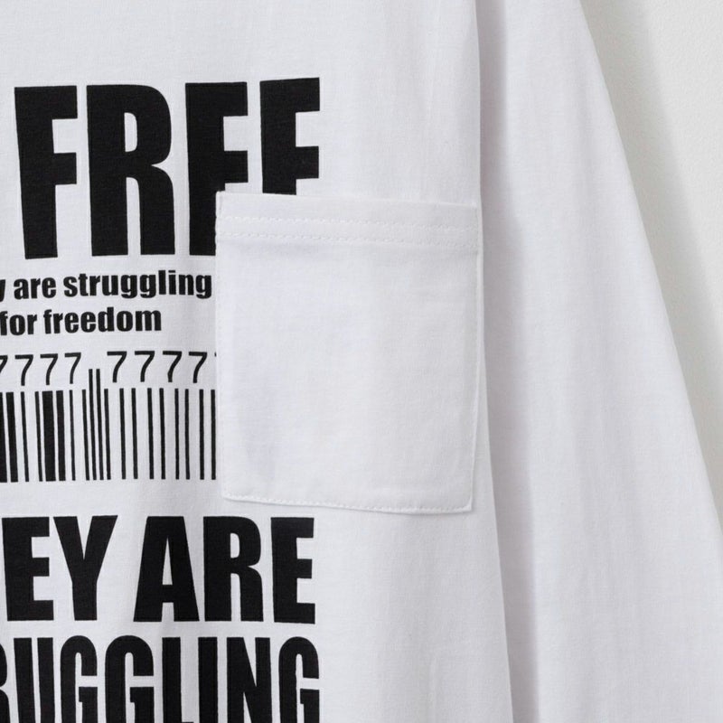 T-GRAPHICS 胸ポケット付き長袖Tシャツ キッズ メール便 対応商品商品画像-7