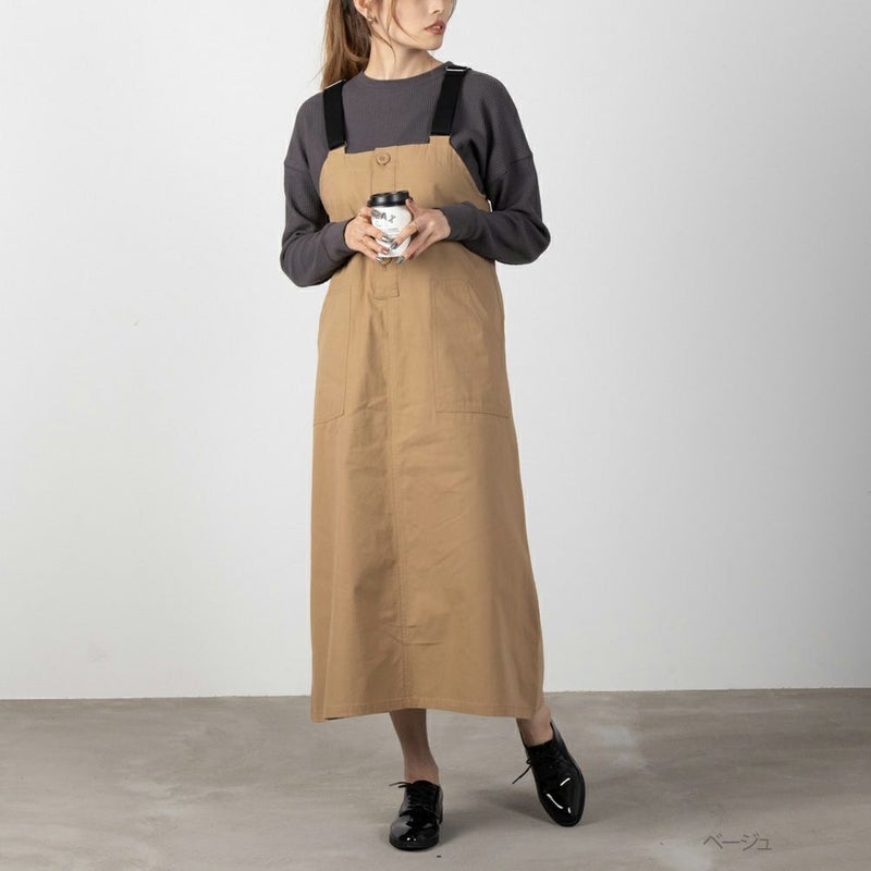 NAVY  ミリタリージャンパースカート レディース商品画像-3