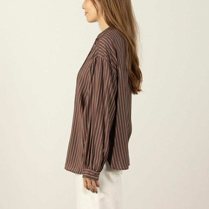 オードリーリボン付きシャツ レディース商品画像-5