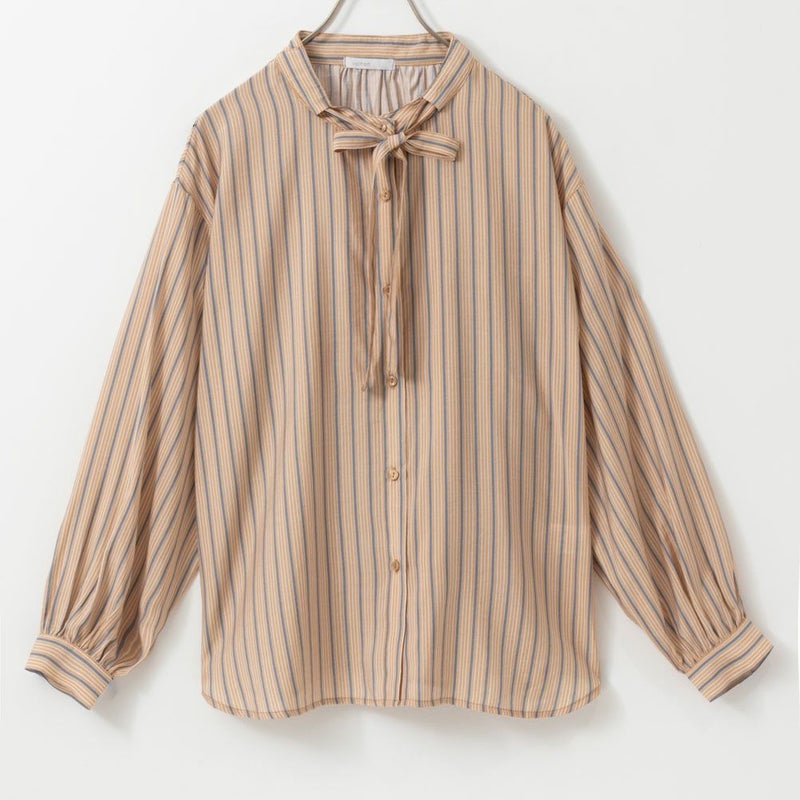 オードリーリボン付きシャツ レディース商品画像-12