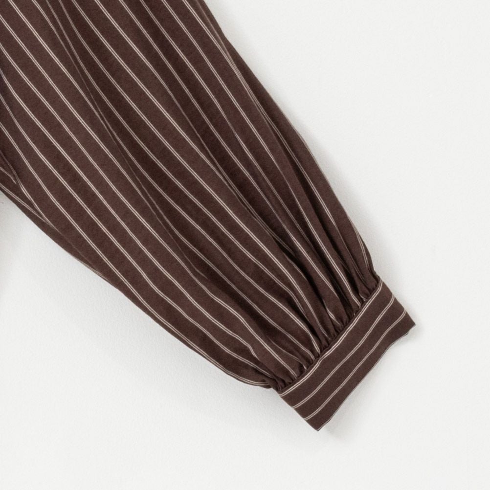 オードリーリボン付きシャツ レディース