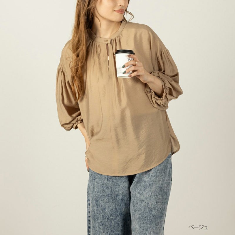 [期間限定価格]オードリーギャザーシャツ レディース商品画像-3