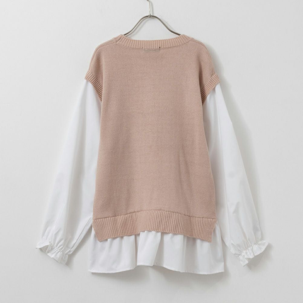 RICH MIX レイヤード風ドッキングプルオーバー キッズ