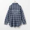 UNDERWRAPS 刺繍デニムチェックシャツ レディース商品サムネイル-6