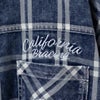 UNDERWRAPS 刺繍デニムチェックシャツ レディース商品サムネイル-12