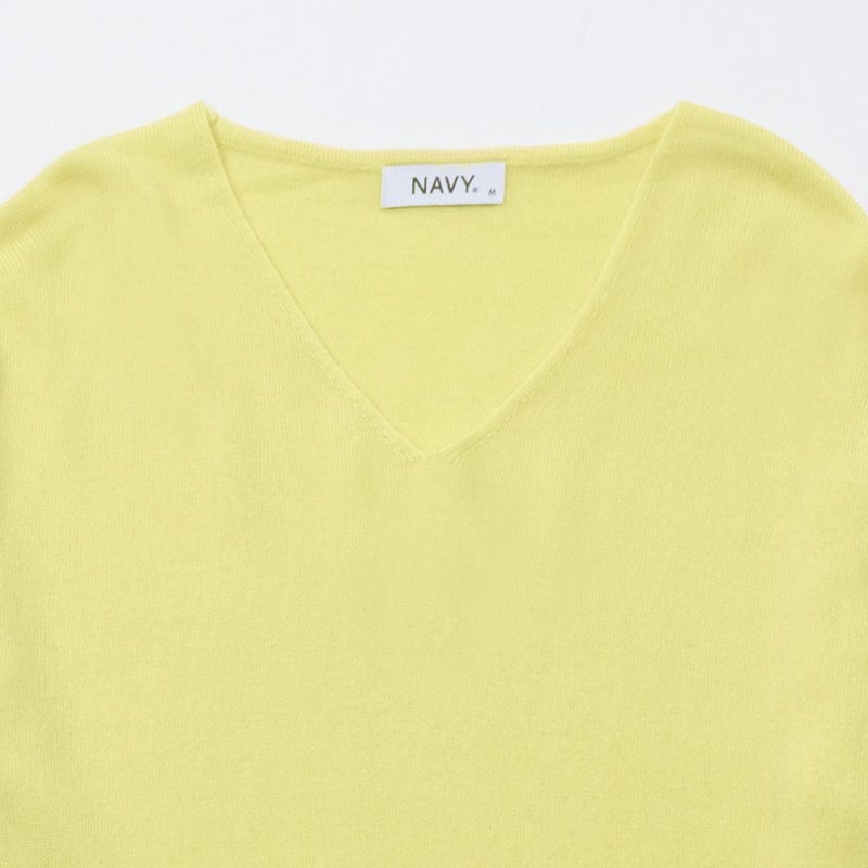 NAVY 洗えるニット カシミヤタッチVネックプルオーバー レディース商品画像-22