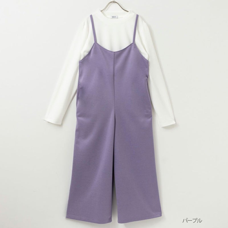 NAVY サロペットアンサンブル キッズ商品画像-1