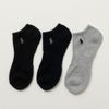 POLO RALPH LAUREN アンクルソックス ロゴ入り 3足組 メンズ