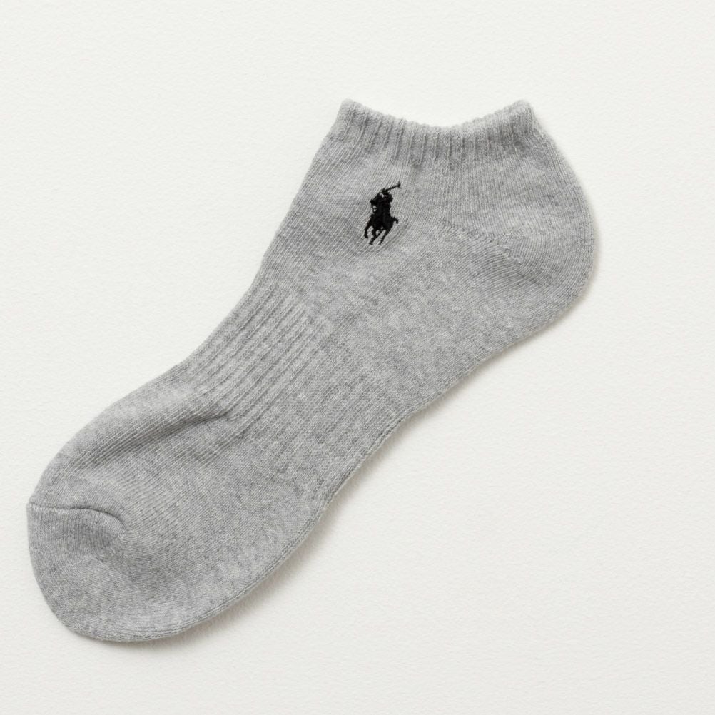 POLO RALPH LAUREN アンクルソックス ロゴ入り 3足組 メンズ