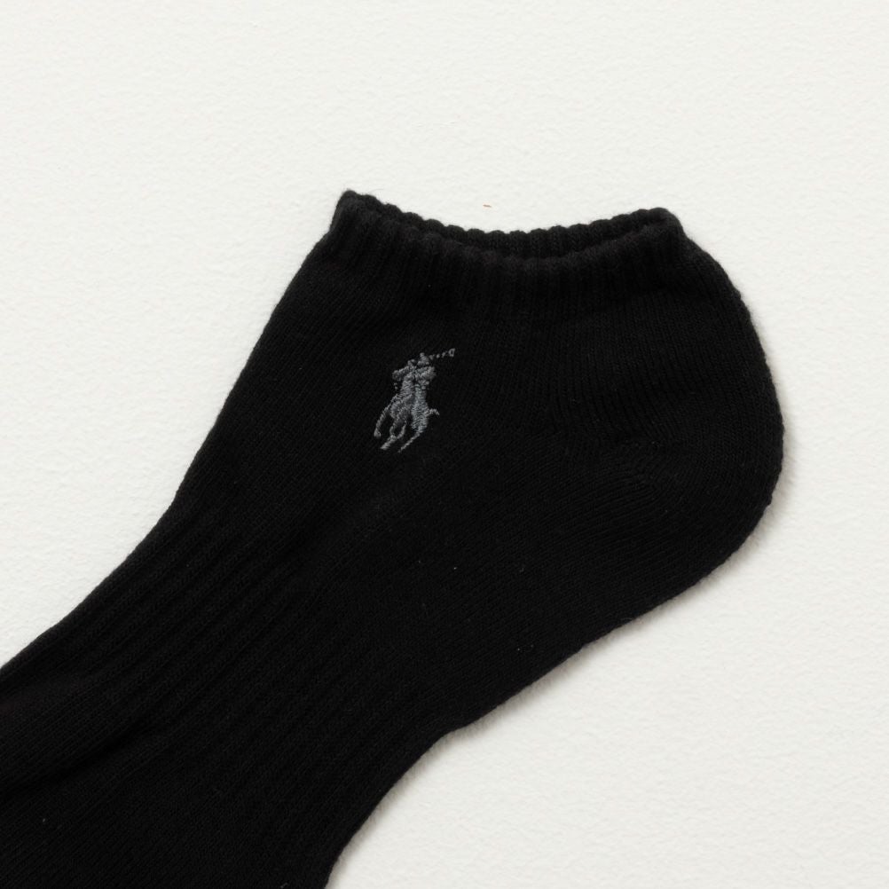 POLO RALPH LAUREN アンクルソックス ロゴ入り 3足組 メンズ