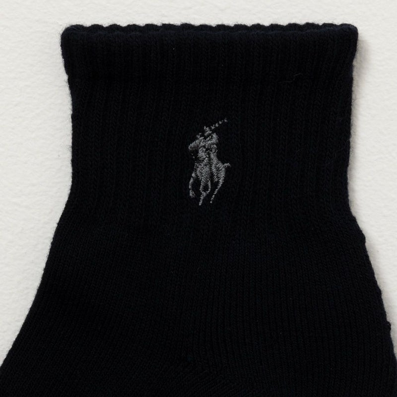 POLO RALPH LAUREN クォーターソックス ロゴ入り 3足組 メンズ商品画像-16