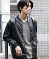 URBAN COLLECTION PUレザージャケット メンズ商品サムネイル-2