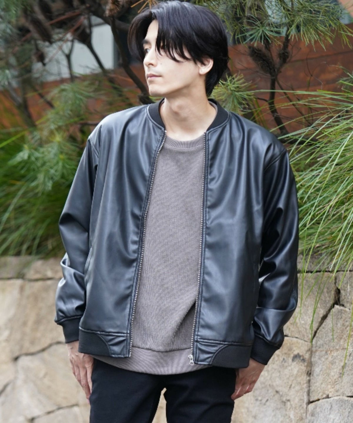 URBAN COLLECTION PUレザージャケット メンズ