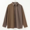 URBAN COLLECTION  ドレープツイル切替シャツ メンズ商品サムネイル-2