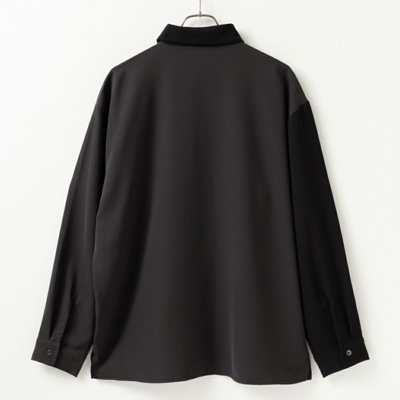 URBAN COLLECTION  ドレープツイル切替シャツ メンズ商品画像-3