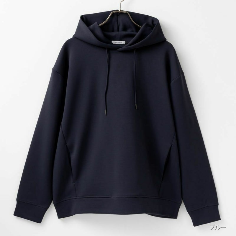 URBAN COLLECTION  エアスムージー ポンチ素材 プルオーバーパーカー メンズ商品画像-4