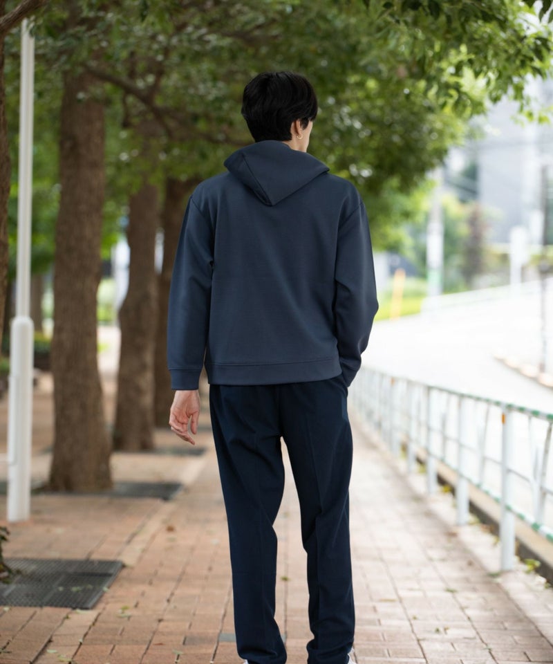 URBAN COLLECTION エアスムージー ポンチ素材 プルオーバーパーカー メンズ商品画像-10