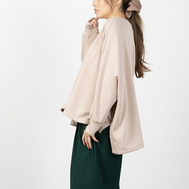 [期間限定価格]NAVY  ハンサムスウェット ドルマンプルオーバー レディース商品画像-5