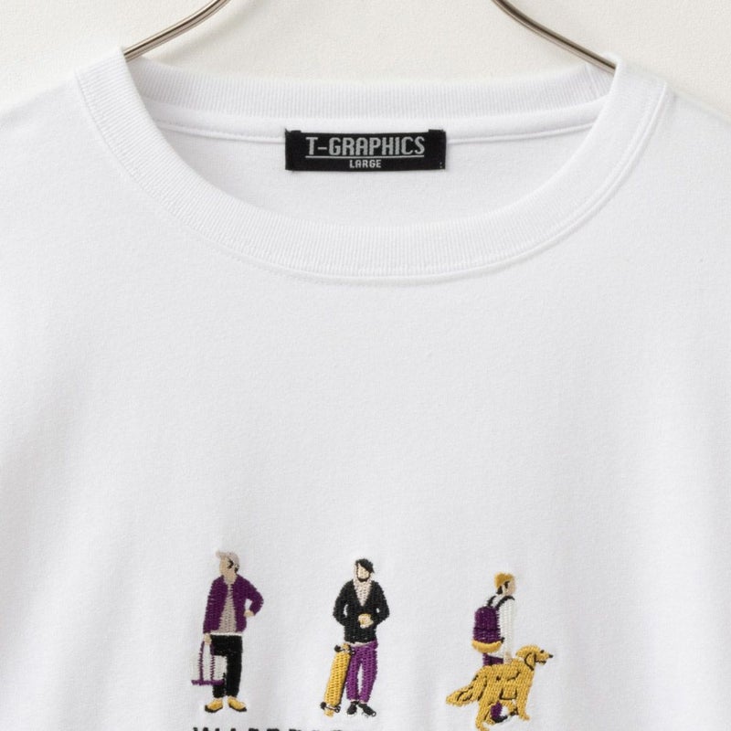 T-GRAPHICS 胸刺繍ロングスリーブTシャツ メンズ商品画像-7