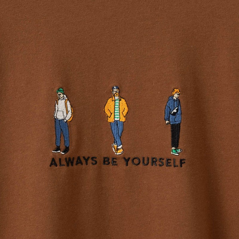 T-GRAPHICS  胸刺繍ロングスリーブTシャツ メンズ商品画像-14