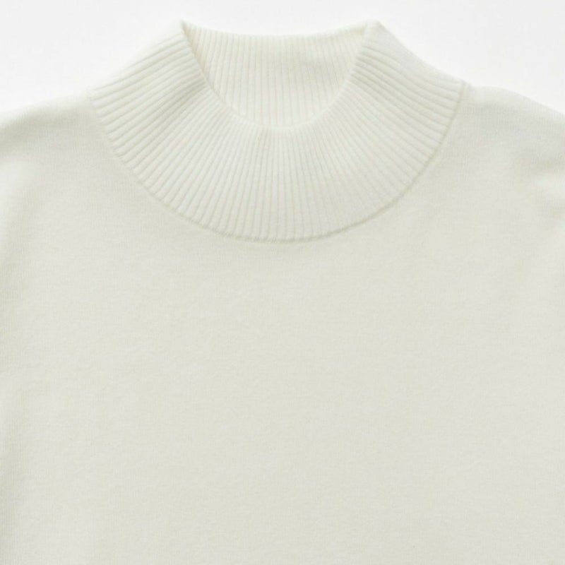 [期間限定knit]NAVY ウール混洗える素肌ニット ハイネック メンズ商品画像-7