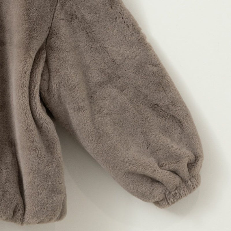 [期間限定価格]NAVY  フェイクファーパーカー レディース商品画像-14