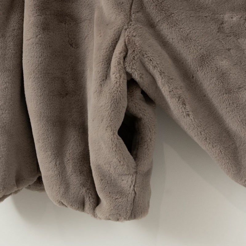 [期間限定価格]NAVY  フェイクファーパーカー レディース商品画像-16