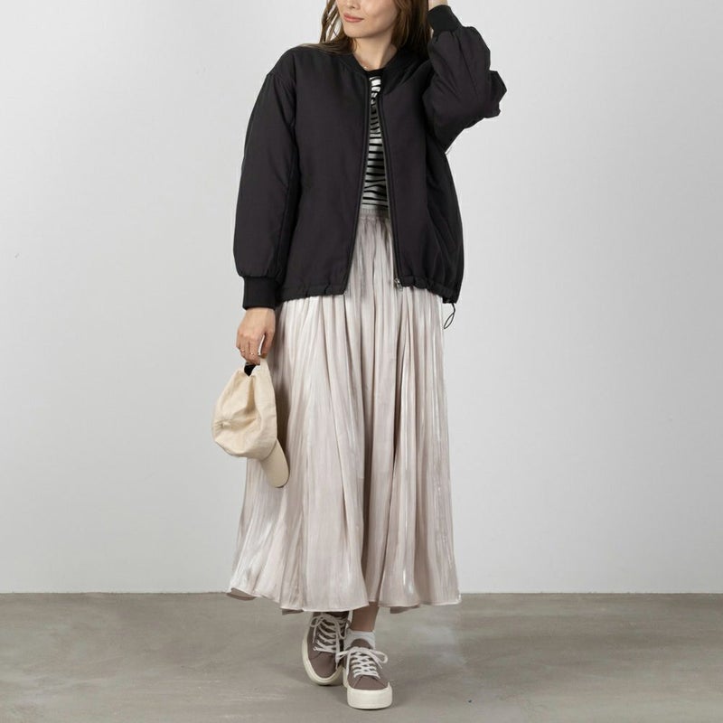 NAVY  miliCo ミリコ MA-1タイプ レディース商品画像-7