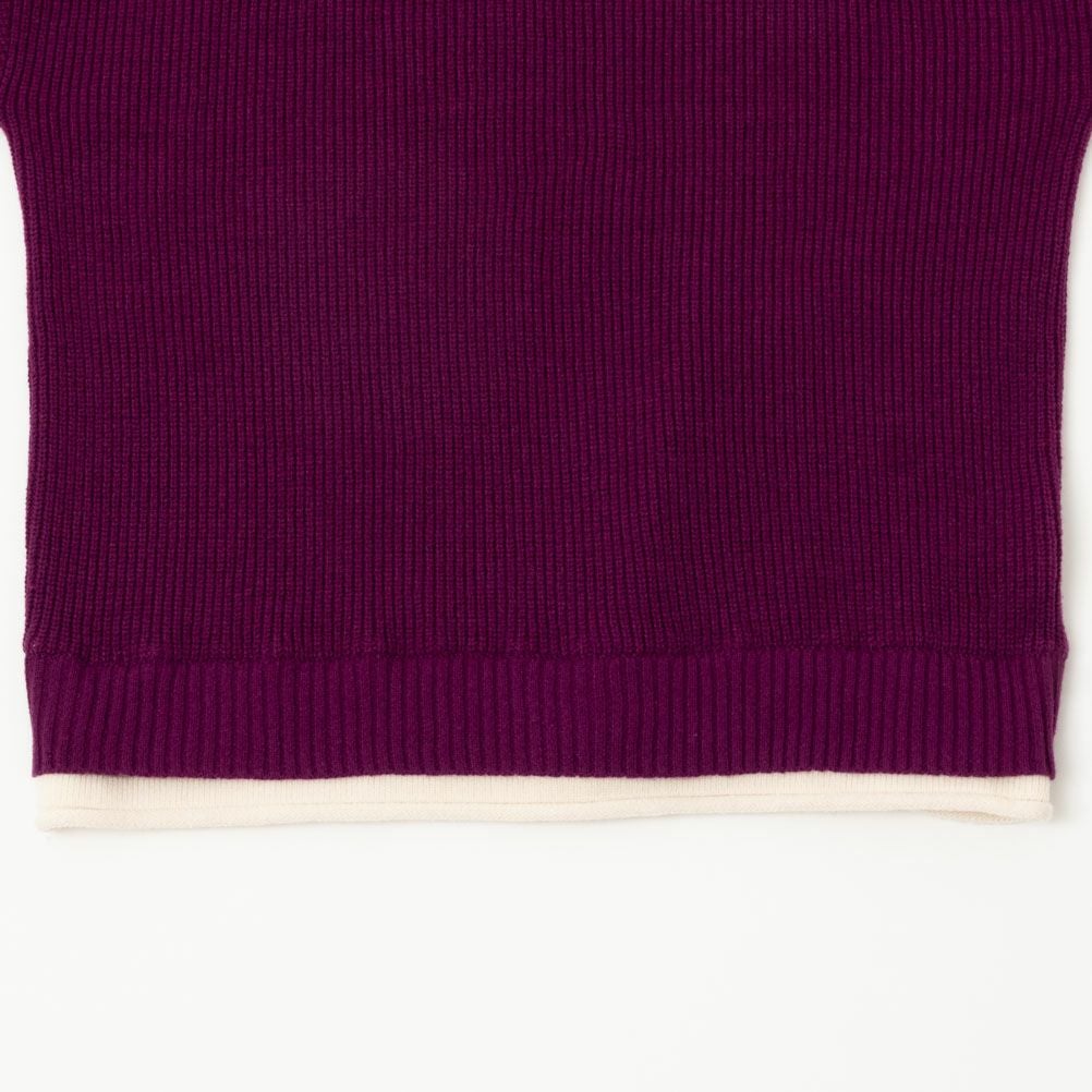 NAVY フェイクレイヤードプルオーバー レディース