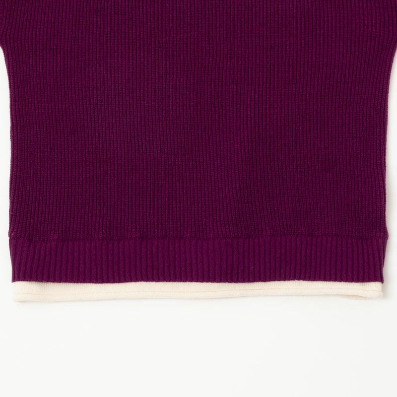 NAVY  フェイクレイヤードプルオーバー レディース商品画像-17