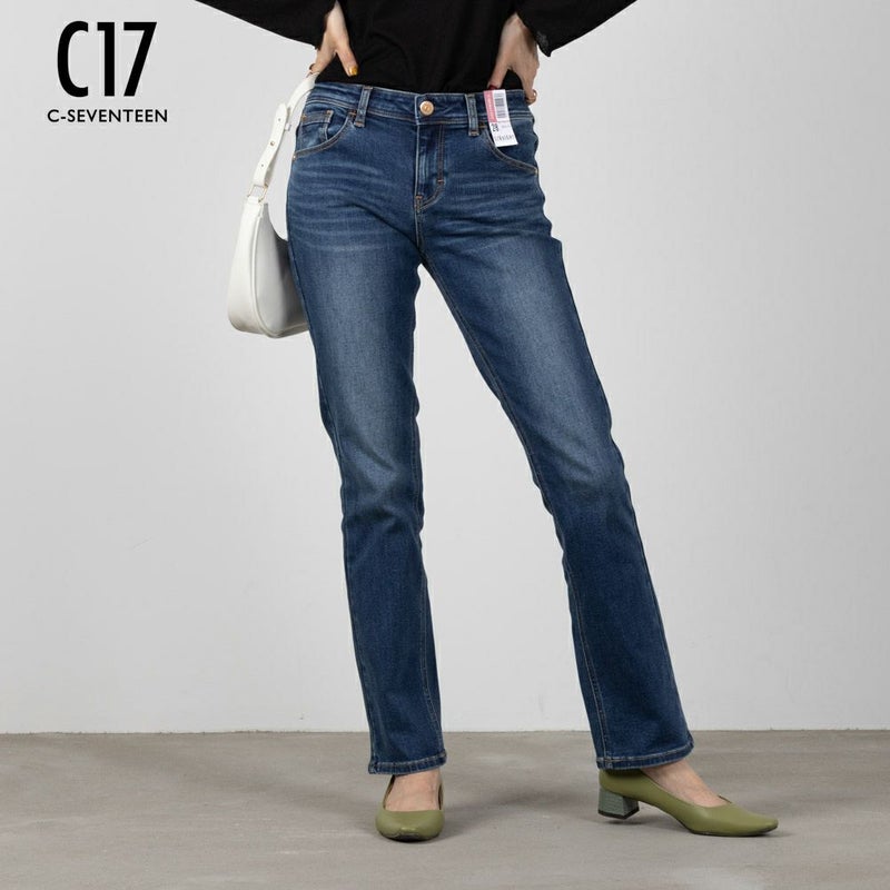 C17  ストレートデニムパンツ レディース商品画像-1