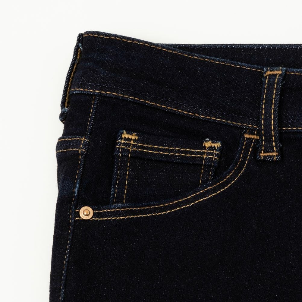 C17 ストレートデニムパンツ レディース