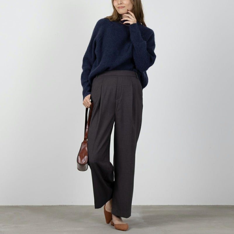 NAVY ウィークストレッチワイドパンツ レディース商品画像-8