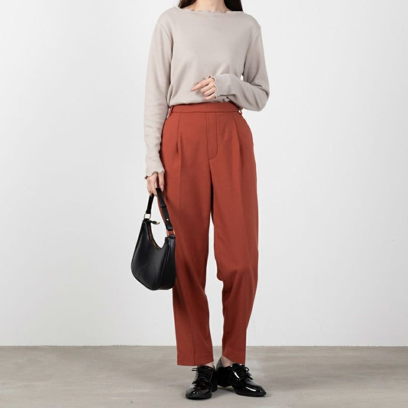 NAVY  ウィークストレッチテーパードパンツ レディース商品画像-5