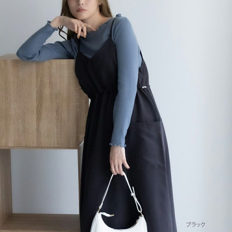 [期間限定価格]NAVY  ユーティリティキャミワンピース レディース商品画像-1