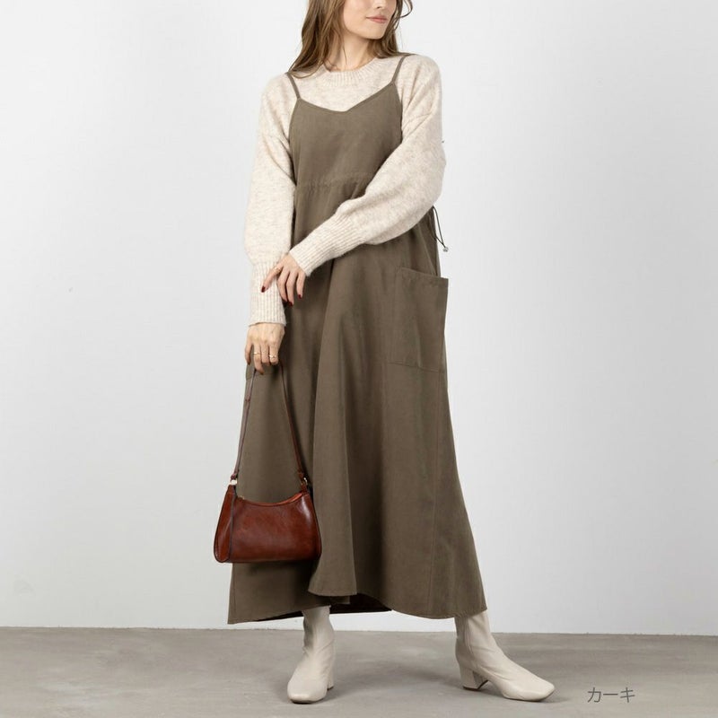 [期間限定価格]NAVY  ユーティリティキャミワンピース レディース商品画像-2