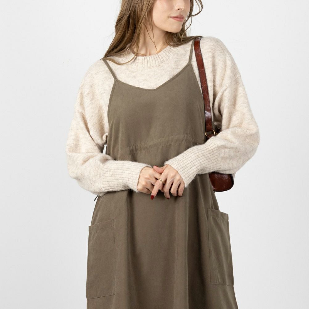 NAVY ユーティリティキャミワンピース レディース