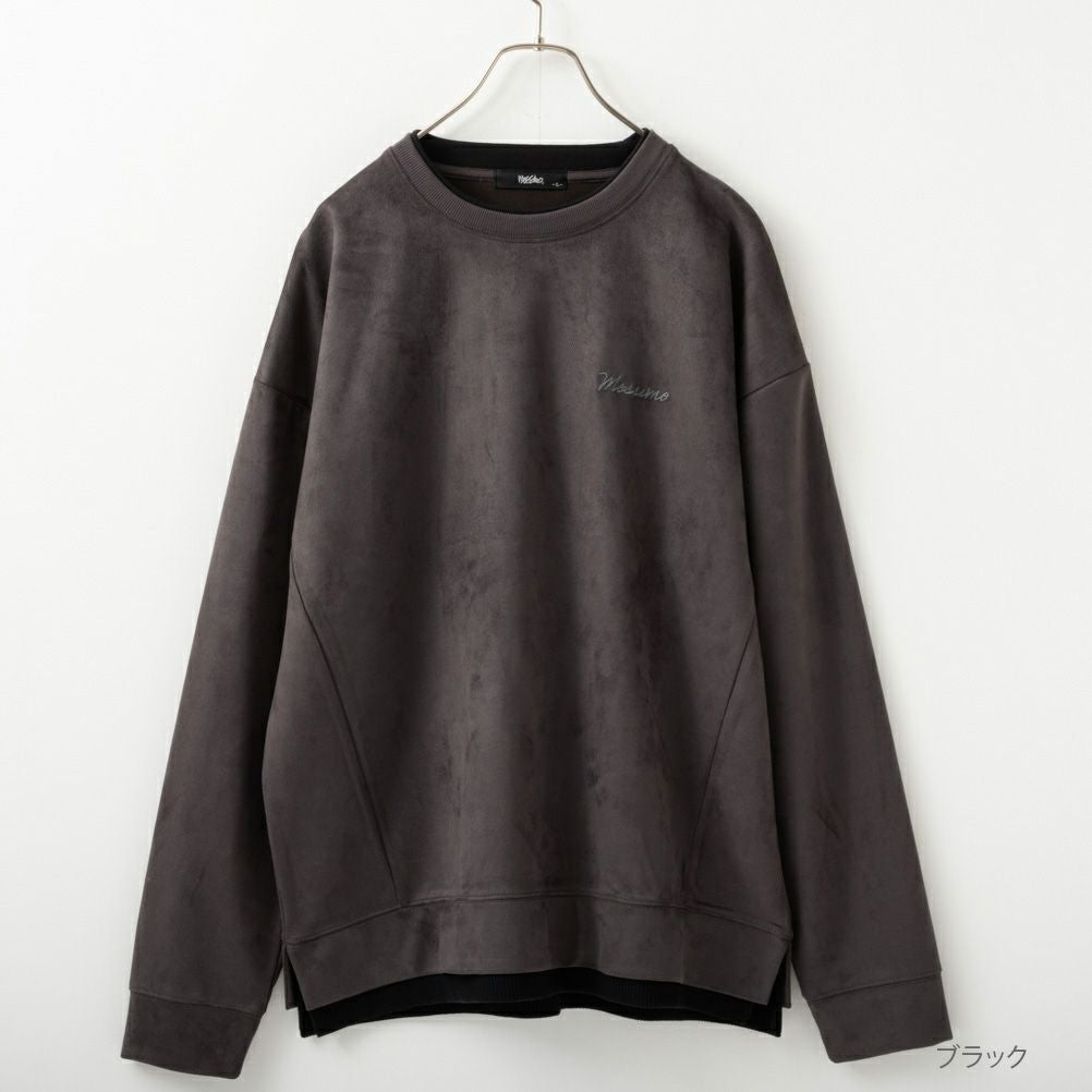 MOSSIMO フェイクスエードプルオーバー メンズ