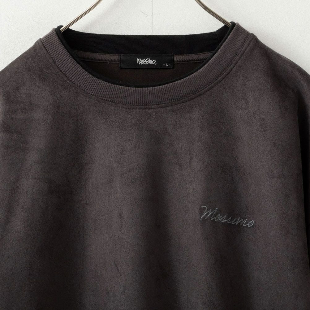 MOSSIMO フェイクスエードプルオーバー メンズ