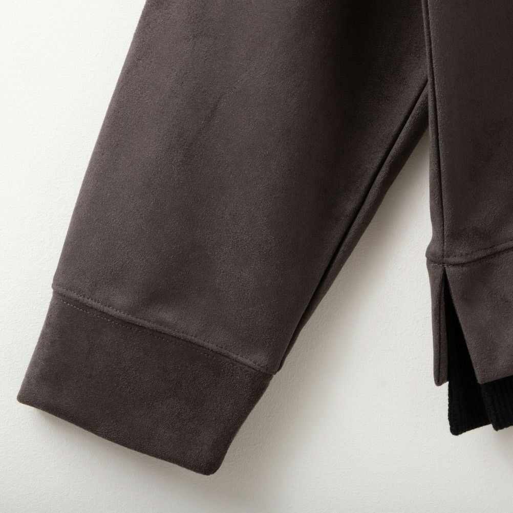 MOSSIMO フェイクスエードプルオーバー メンズ