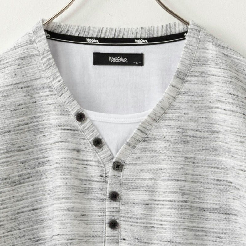 [期間限定価格]MOSSIMO  Yヘンリーネック長袖Tシャツ メンズ商品画像-4