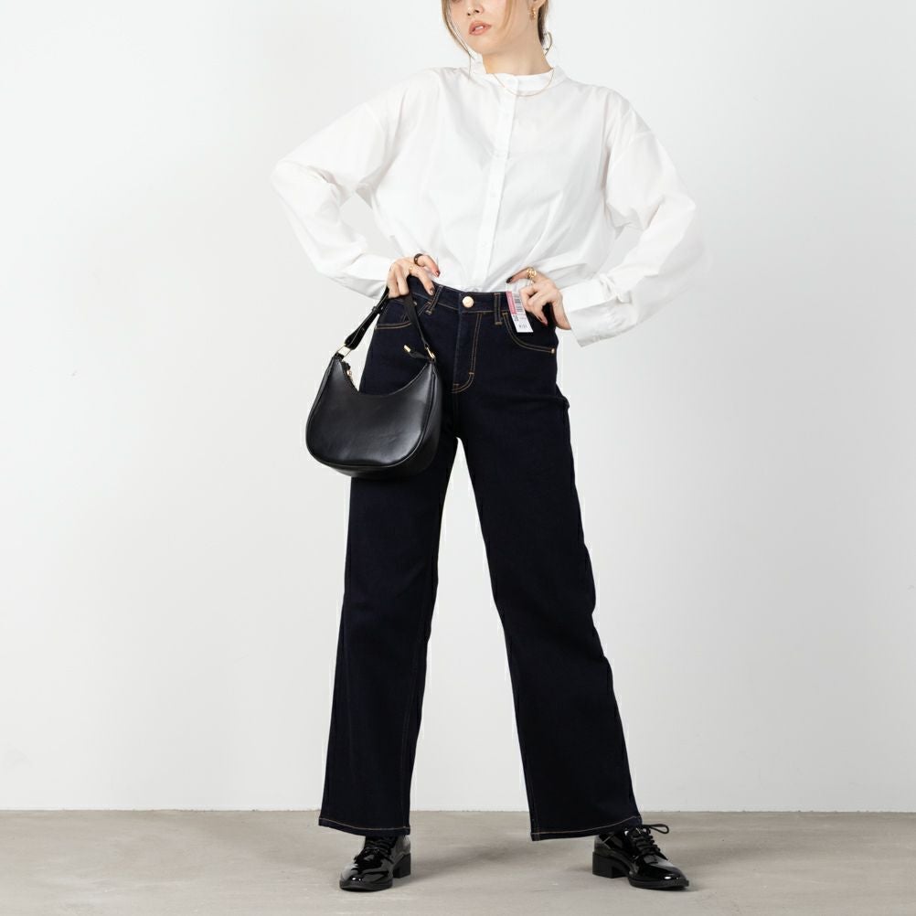 C17 ベーシックワイドパンツ レディース