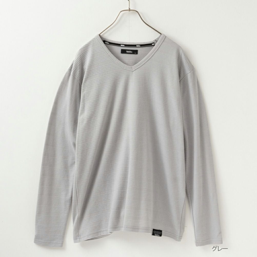 MOSSIMO タックボーダー長袖Tシャツ メンズ