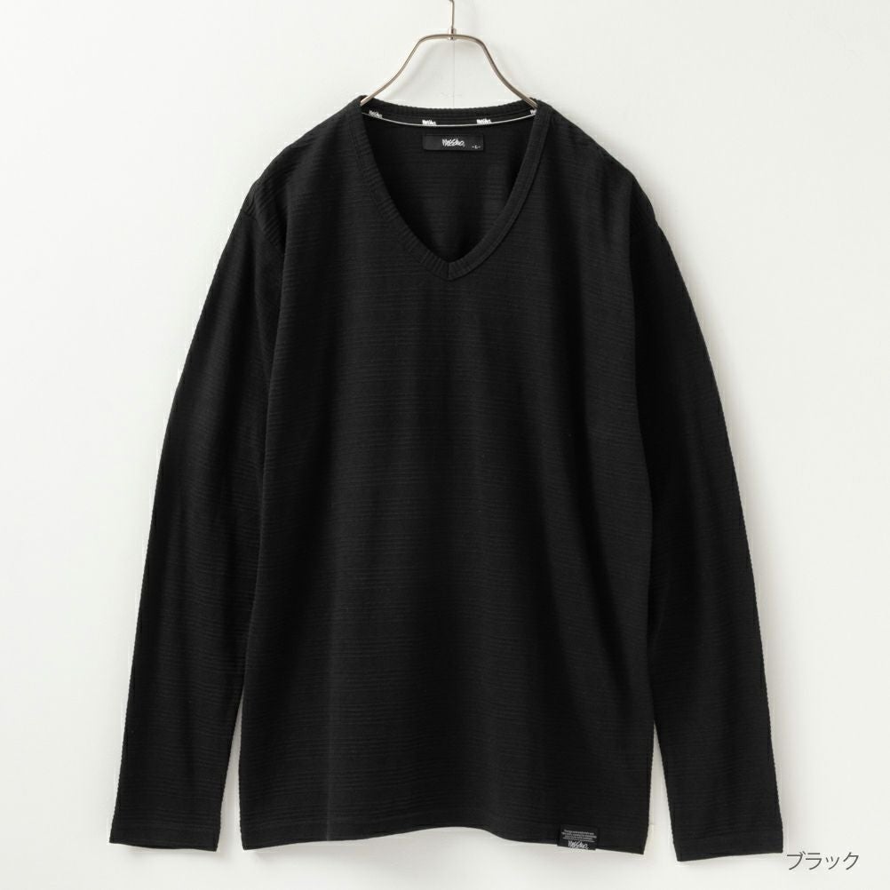 MOSSIMO タックボーダー長袖Tシャツ メンズ