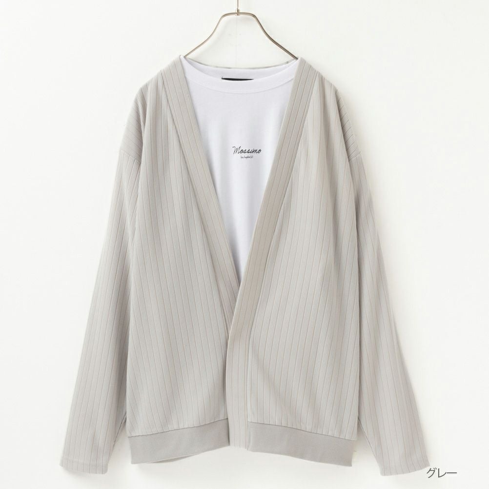 MOSSIMO 針抜きカーディガンアンサンブル メンズ