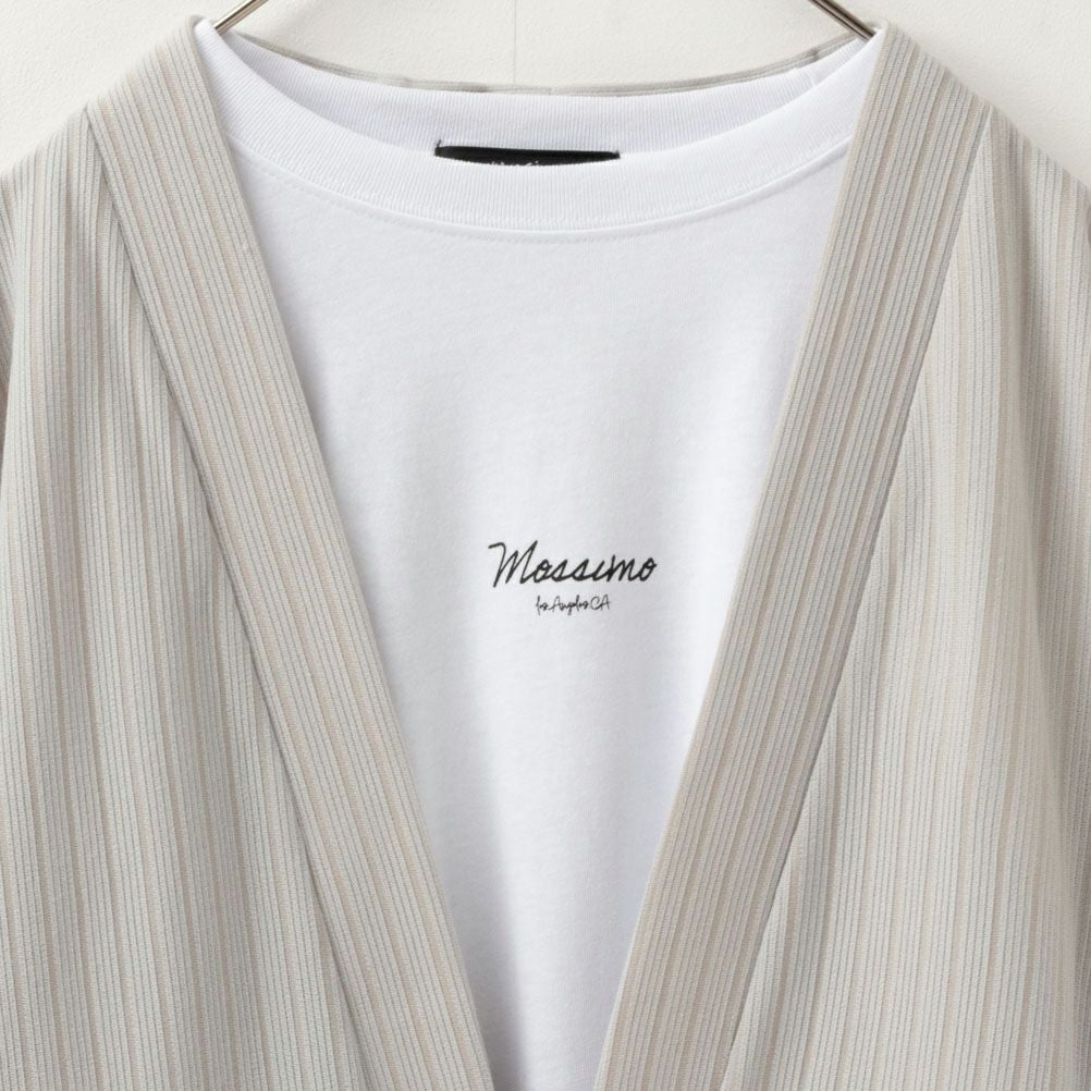 MOSSIMO 針抜きカーディガンアンサンブル メンズ