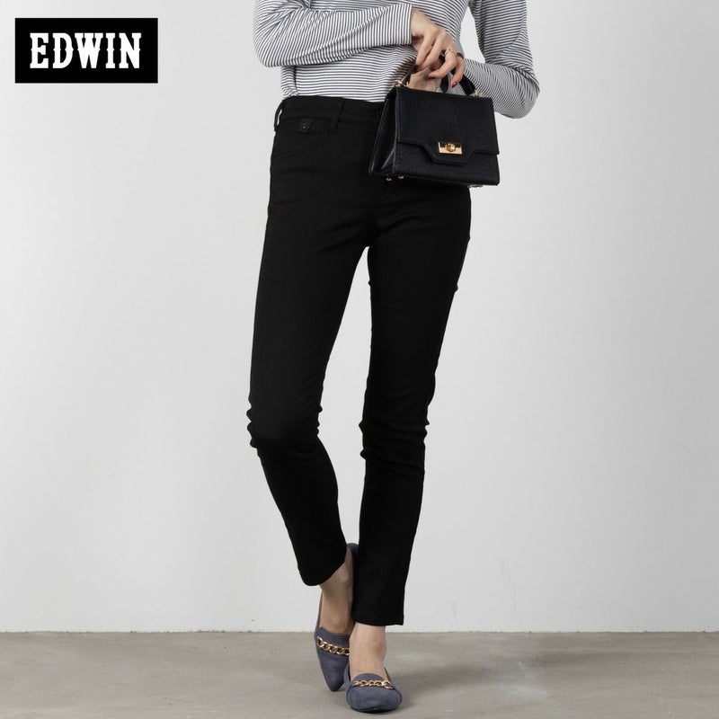 EDWIN ハタラクロ スキニーパンツ レディース商品画像-1